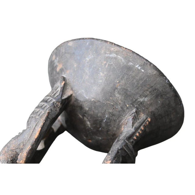 Wood Nigerian Yoruba Aguere Medicine Cup For Sale - Image 7 of 8