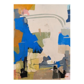 Last Step – 30x40 Mixed Media Abstract Painting by Donna Weathers For Sale