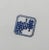 Vintage Large Chinoiserie Japanese Arita Ware White and Blue Porcelain Charger / Wall Plate Rickshaw Japan For Sale - Image 11 of 12
