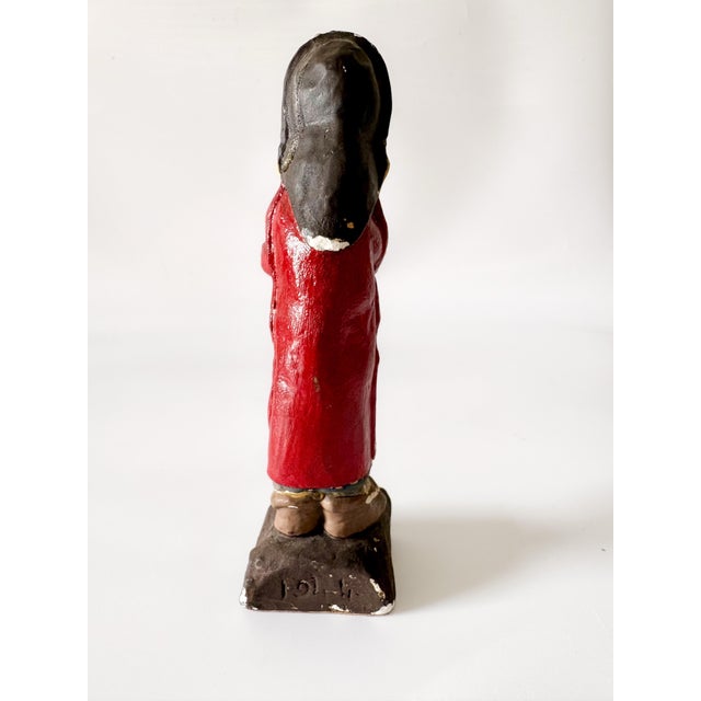Vintage 1940s Snow White & the Seven Dwarfs Chalkware Figures Grumpy, Happy & Sneezy For Sale - Image 4 of 12