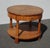 Neoclassical Vintage Neoclassical Baker Side Table Stand W Round Sunburst Table Top & Drawer For Sale - Image 3 of 11