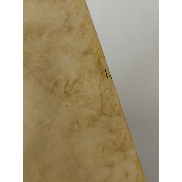 Post Modern 1970’s 1980’s Faux Marble Stone Laminated Plant or Art Display Stand 30” Tall For Sale - Image 9 of 10