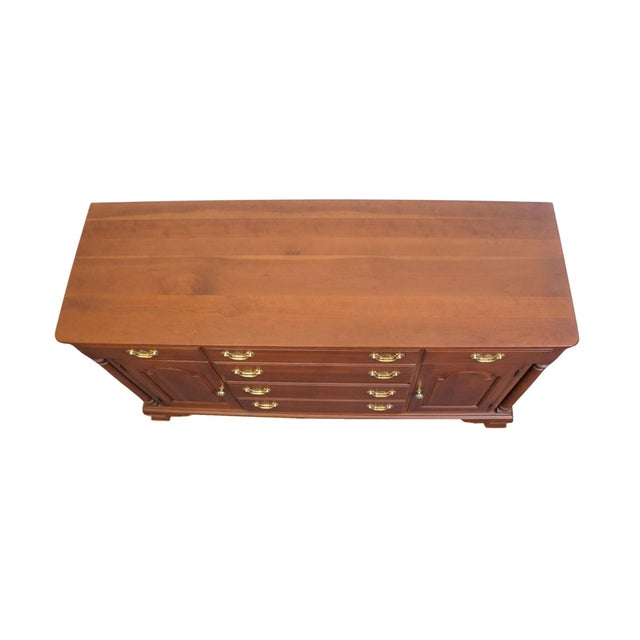Willett Furniture Traditional Style Solid Wildwood Cherry 62" Buffet 6550 For Sale - Image 10 of 15