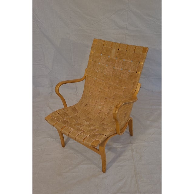 Mid-Century Modern Mid 20th Century Pair of Bruno Mathsson Chairs For Sale - Image 3 of 7