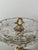 1970s Vintage Crystal Glass and Metal Smoke Stand Floor Ashtray For Sale - Image 5 of 9