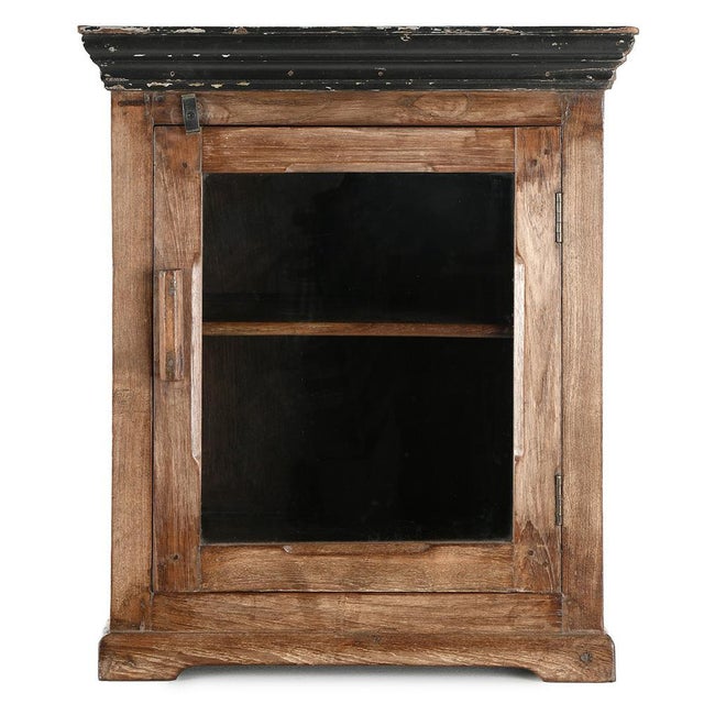 Wood Wooden Mounted or Freestanding Display Case For Sale - Image 7 of 7