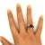 Metal Bellarri Pink Tourmaline Diamond 18k White Gold Ring, Size 7.25 For Sale - Image 7 of 7