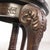 Antique Round Mahogany Side Table with Green Veined Marble Top, 1890s For Sale - Image 17 of 18
