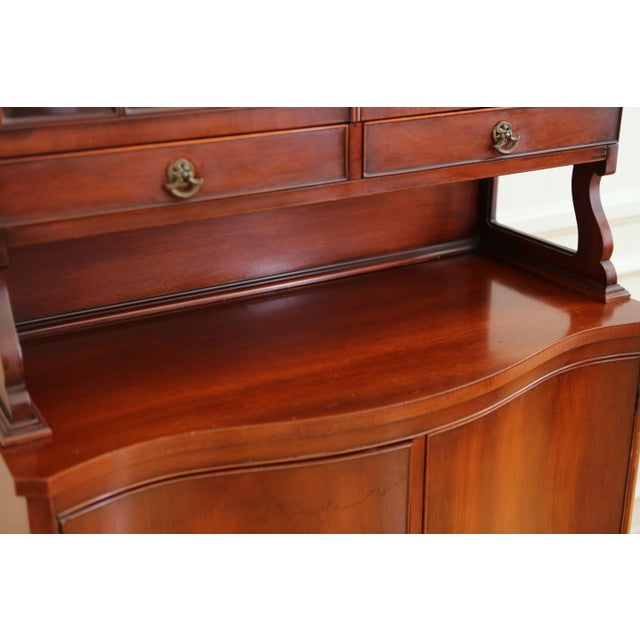 Antique Mahogany China Hutch Chairish