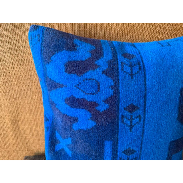 Vintage Turkish Wool Tribal Pillow For Sale - Image 12 of 13