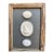 Italian Plaster Intaglios in 1880s Pine Frame For Sale