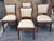 Brown Mid 20th Century Federal Style Solid Mahogany Upholstered Dining Chairs, Refinished- Set of 4 For Sale - Image 8 of 12