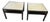 Pair of Bamboo Shell Tables For Sale