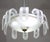 White Museal Art Decò Ercole Barovier Murano Glass Chandelier, 1930 For Sale - Image 8 of 18
