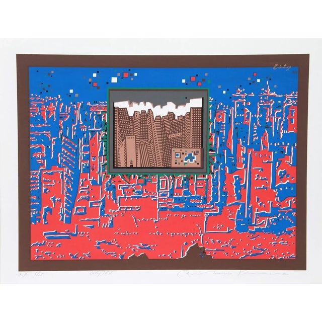 Risaburo Kimura, "City 367," Serigraph For Sale