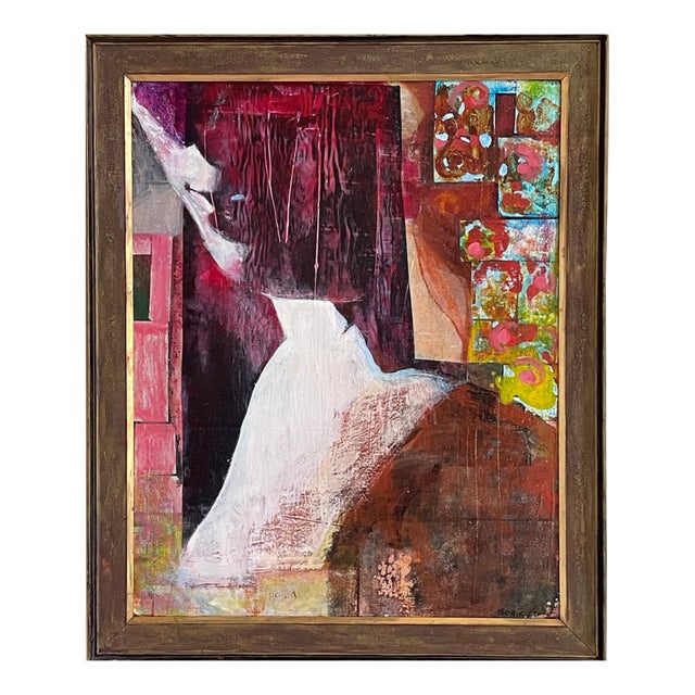 Sonia Gold "Love in the Dark" Original Oil Painting For Sale