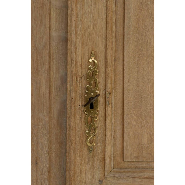 1850s French Louis XV Style Oak Armoire For Sale - Image 10 of 18