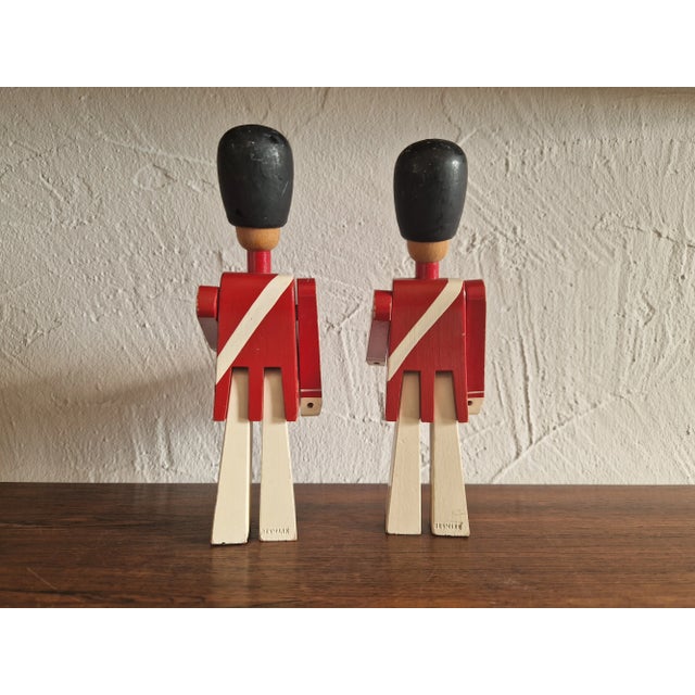 Mid-Century Modern Kings Guardman Drummers by Kay Bojesen, 1960s, Set of 2 For Sale - Image 3 of 6