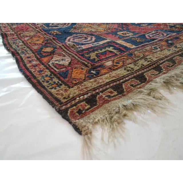 1900 - 1909 1900's Antique Soumak Kilim,. 5'7" X 9'6" For Sale - Image 5 of 6
