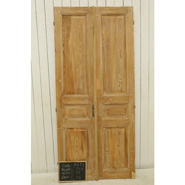 Late 19th Century Late 19th Century Double French Doors - a Pair For Sale - Image 5 of 5