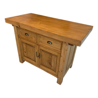 Rustic Farmhouse Buffet in Wood For Sale