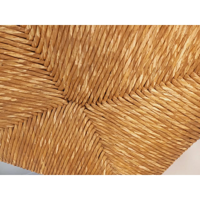 Brutalist Armchairs in Oak and Straw, 1960s, Set of 2 For Sale - Image 11 of 18