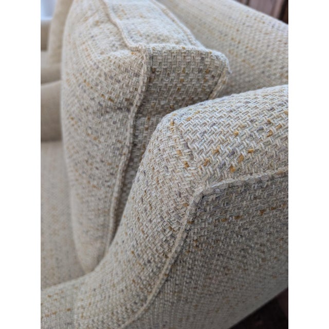 Boucle Wingback Armchairs (Pair) For Sale In Los Angeles - Image 6 of 11