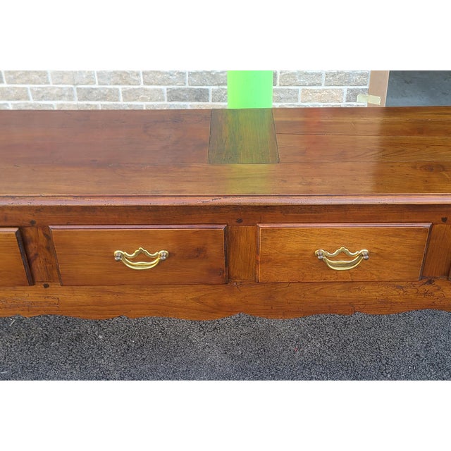 French Country Cherry 4 Drawer Dining Room Console Buffet Chairish