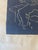 Paper "Luta" Limited Edition Linocut Print by Belsky, Numbered 62/100, Hand Signed With Fingerprint, Modern Figurative Guitarist Portraitur. For Sale - Image 7 of 10