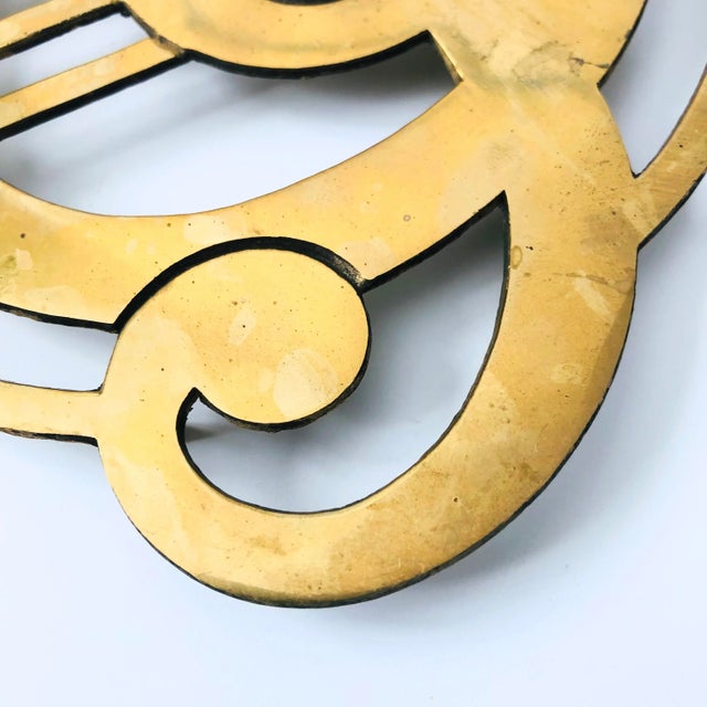 Brass Treble Clef Trivet For Sale In San Francisco - Image 6 of 8