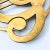 Brass Treble Clef Trivet For Sale In San Francisco - Image 6 of 8