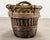 Brown French Champagne Grape Vineyard Harvest Woven Wicker Basket For Sale - Image 8 of 18