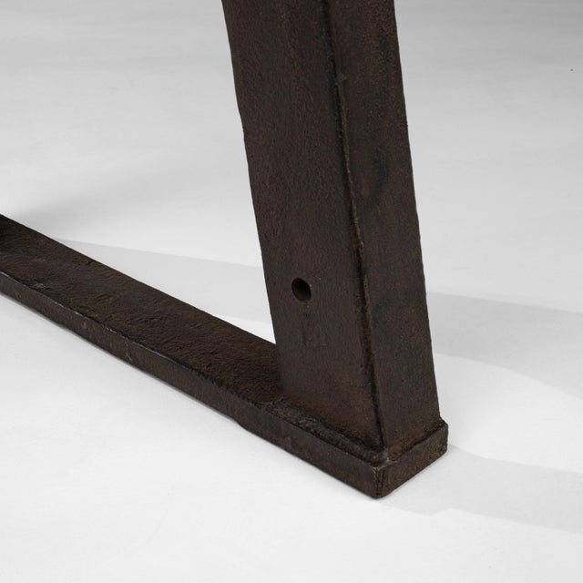 Early 20th Century French Industrial Table For Sale In Greensboro - Image 6 of 18