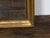 French Turn of the Century 1900s Narrow Giltwood Split Mirror with Molded Frame For Sale In Atlanta - Image 6 of 10
