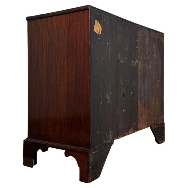 18th Century English Mahogany Chest of Drawers with Satinwood Inlay For Sale - Image 10 of 12
