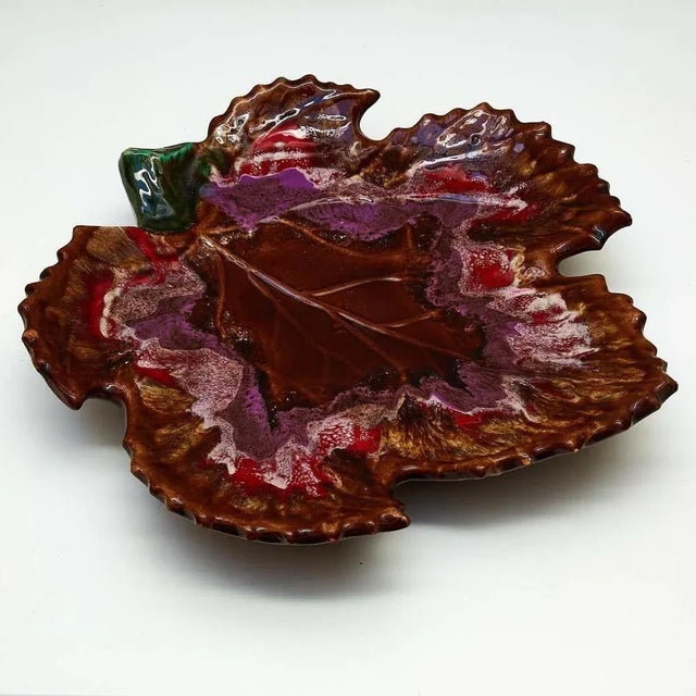 Ceramic Plate by Aegitna Vallauris for Aeg, 1960s For Sale - Image 3 of 9