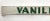 Circa 1940s/50s wood two sided hand lettered green and white Vanilla sign from an ice cream shop, has metal hanger...