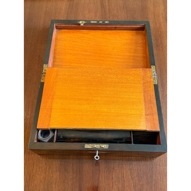 Antique Lap Desk or Writing Box For Sale In Philadelphia - Image 6 of 12