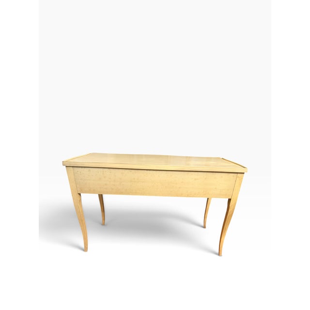 1940s Ralph H. Widdicombe for John Widdicomb Hand-Painted Louis XV Vanity & Bench For Sale - Image 10 of 15