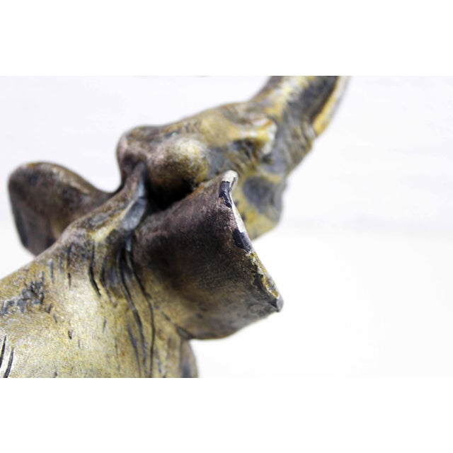 Mid-Century Metal Elephant Figurine, 1960s For Sale - Image 3 of 13