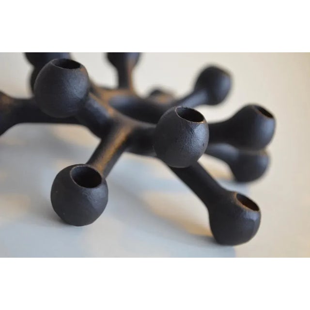 Cast Iron Candleholder by Jens H. Quistgaard for Dansk, 1960s For Sale - Image 4 of 5