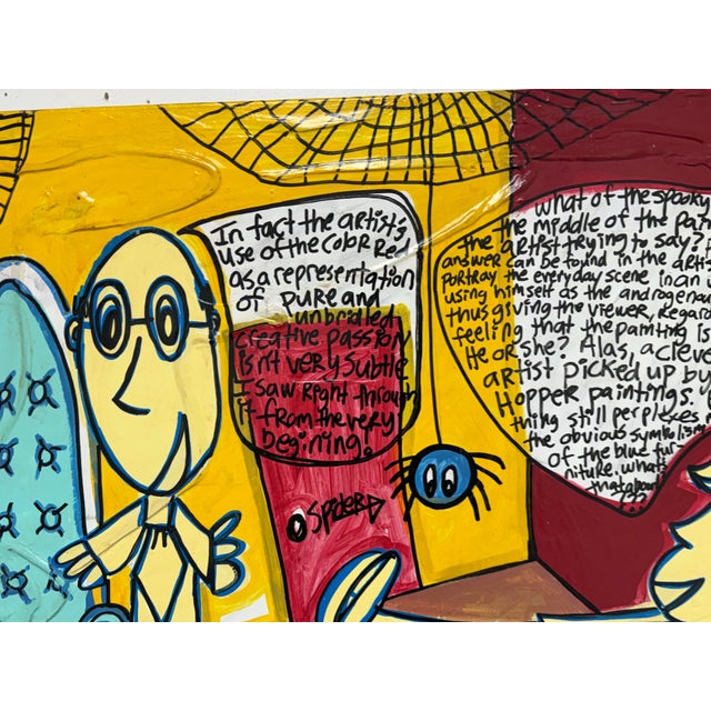 2010s Michael-Brian Norris “The Therapy Session”, Original Painting For Sale - Image 5 of 12