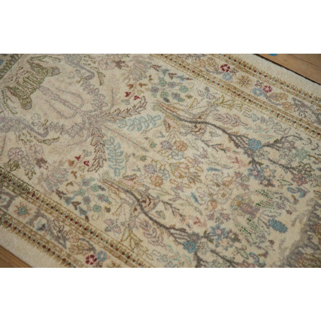 Cream Vintage Tabriz Rug Runner - 2'5" x 12' For Sale - Image 8 of 13