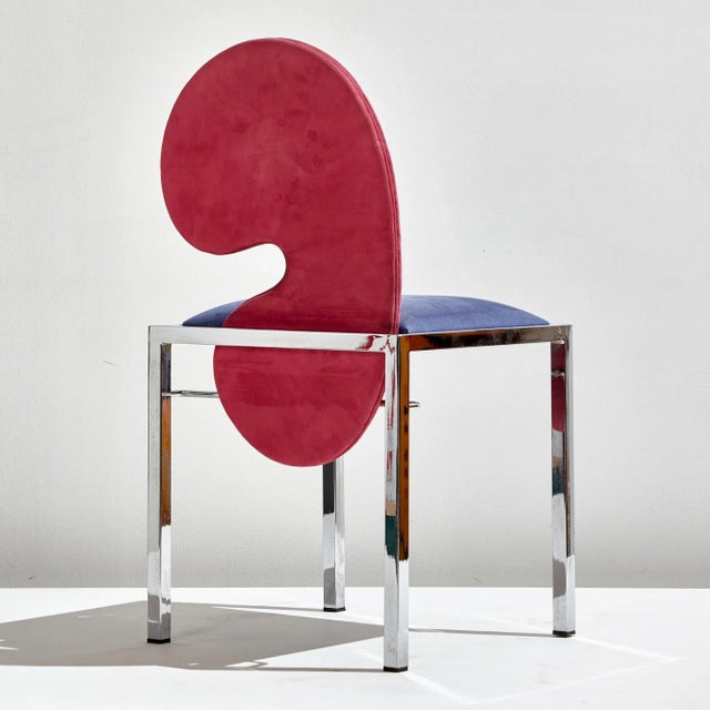 Omaggi Chairs by Salvati & Tresoldi for Saporiti Italia, 1980s, Set of 4 For Sale - Image 6 of 18