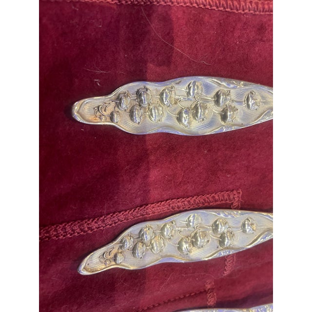 Victorian Late 19th Century Sterling Set /8 Spoons in “Lily of the Valley “ Pattern by Whiting Manufacturing For Sale - Image 3 of 7