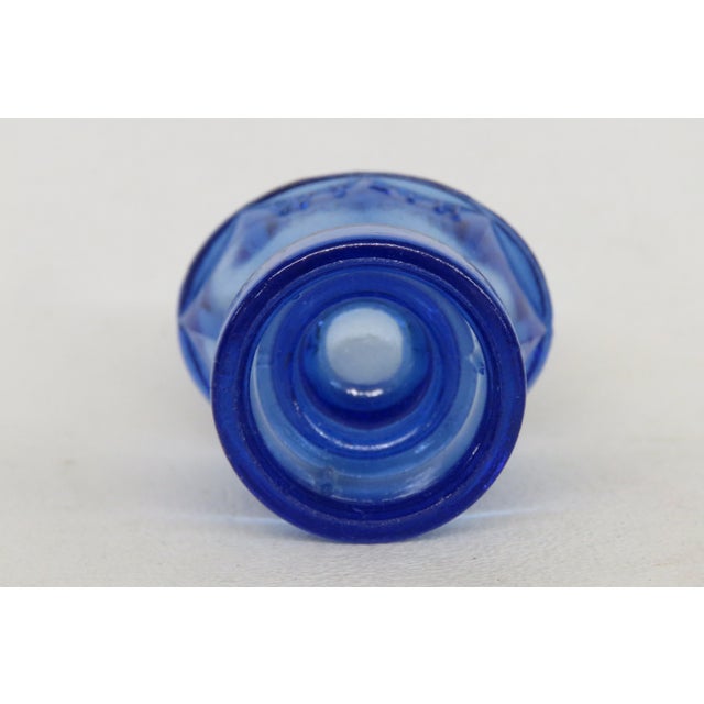 Glass 1950s Wyeth Pharmaceutical Blue Glass Eye Wash Cup by Maryland Glass Corp 4528b For Sale - Image 7 of 12
