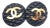 1990s Chanel Rare Classic Black Quilted Gold CC Large Clip on Earrings, A Pair For Sale