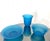 Vintage Italian Blue Vases from VeArt, 1970s, Set of 3 For Sale - Image 17 of 17