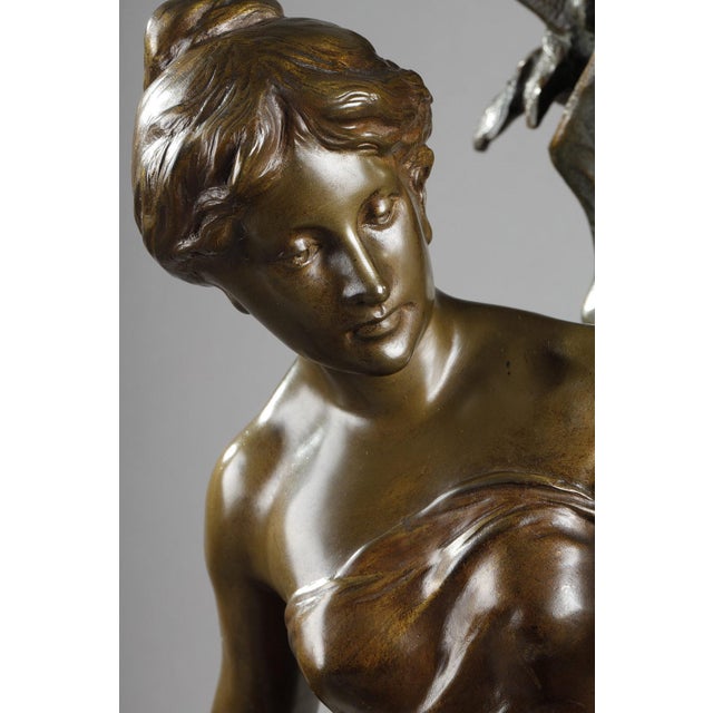 Patinated Bronze by Emile Louis Picault For Sale - Image 10 of 18