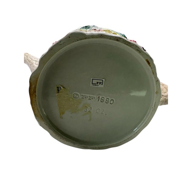 Ceramic Vintage Fitz & Floyd Reynard Sleeping Fox 5 Piece Tea Service For Sale - Image 7 of 17